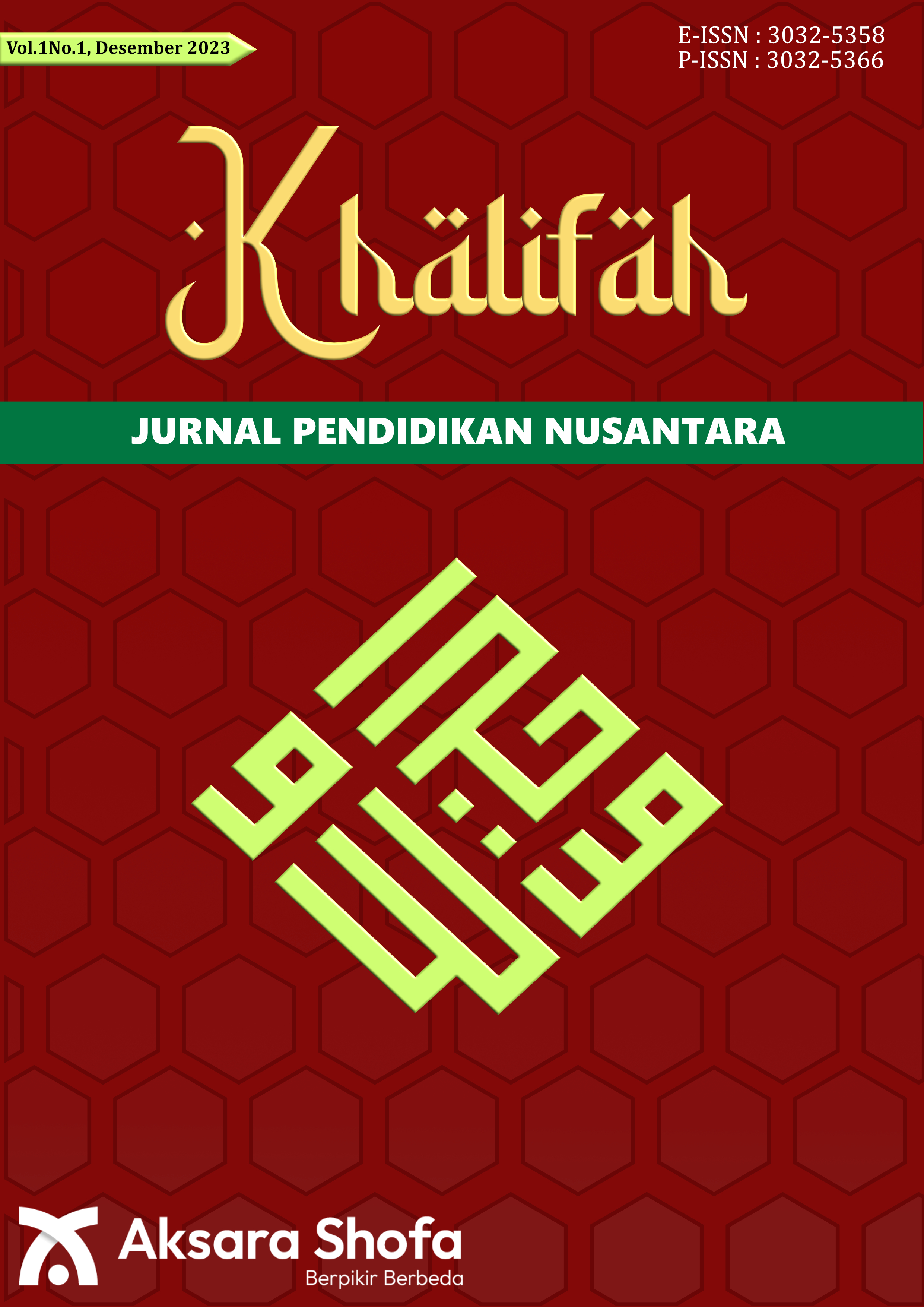 Khalifah : Jurnal Pendididikan Nusantara_Vol 1, No 1 Desember 2023